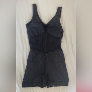 Black athletic Romper XS/S